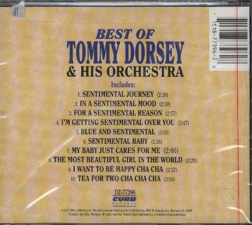 Tommy Dorsey - The Best Of Tommy Dorsey - Click Image to Close